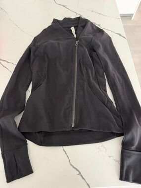 Lululemon Precision Black Women's Asymmetrical Zip Jacket